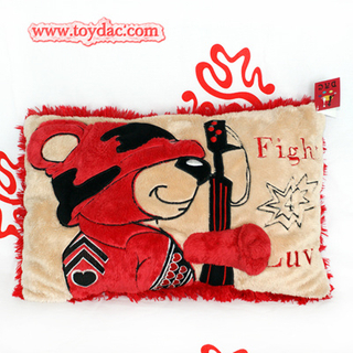 Oreiller TV ours en peluche