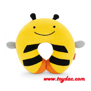 Oreiller de cou doux pour enfants Bee
