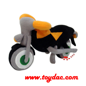 Jouet de moteur de dessin animé en peluche