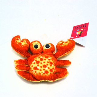 Porte-clés mini crabe en peluche de vente chaude