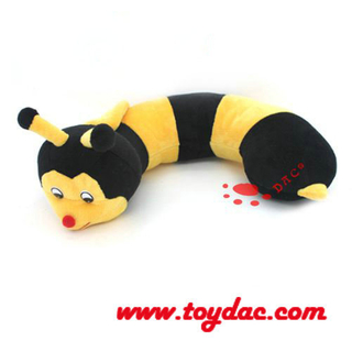 Oreiller en peluche pour animaux Oreiller de cou d'abeille