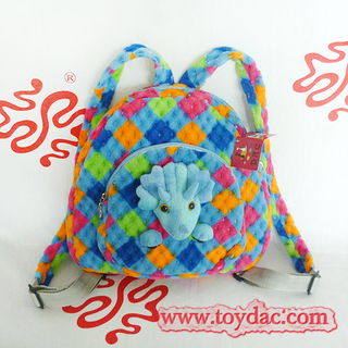 Sac à dos dinosaure en peluche pour enfants