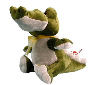 Jouet de crocodile de dessin animé en peluche