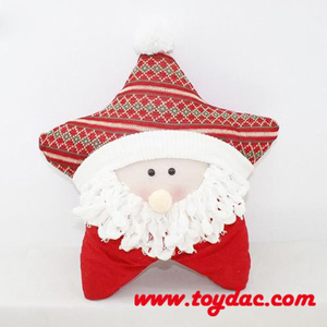 Coussins de Noël en peluche Père Noël