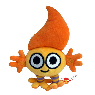 Poupée de dessin animé de bonbons en peluche