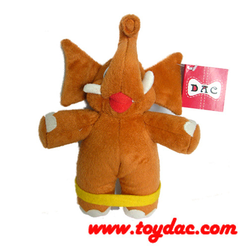 Jouet d'animation de dessin animé en peluche Grison