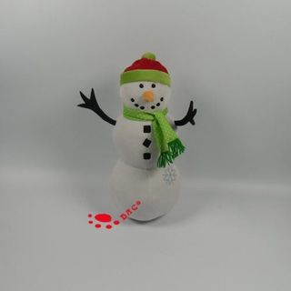 Cadeau de bonhomme de neige de Noël en peluche