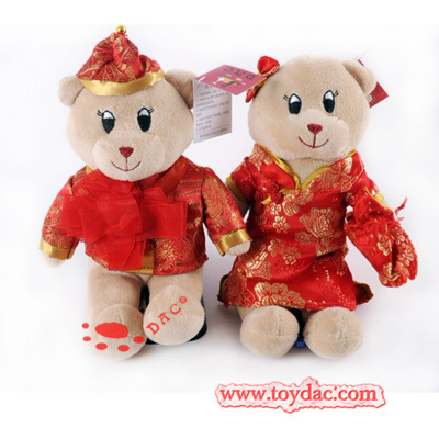 Jouets d'ours de coeur d'amour de Valentine en peluche
