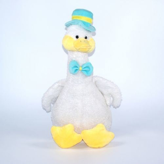 Canard de dessin animé en peluche